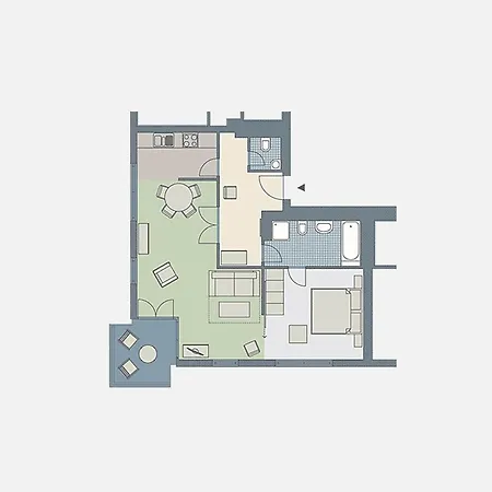 Kaiservillen Heringsdorf - Ferienwohnung Mit 1 Schlafzimmer Und Balkon D232 Esterno foto