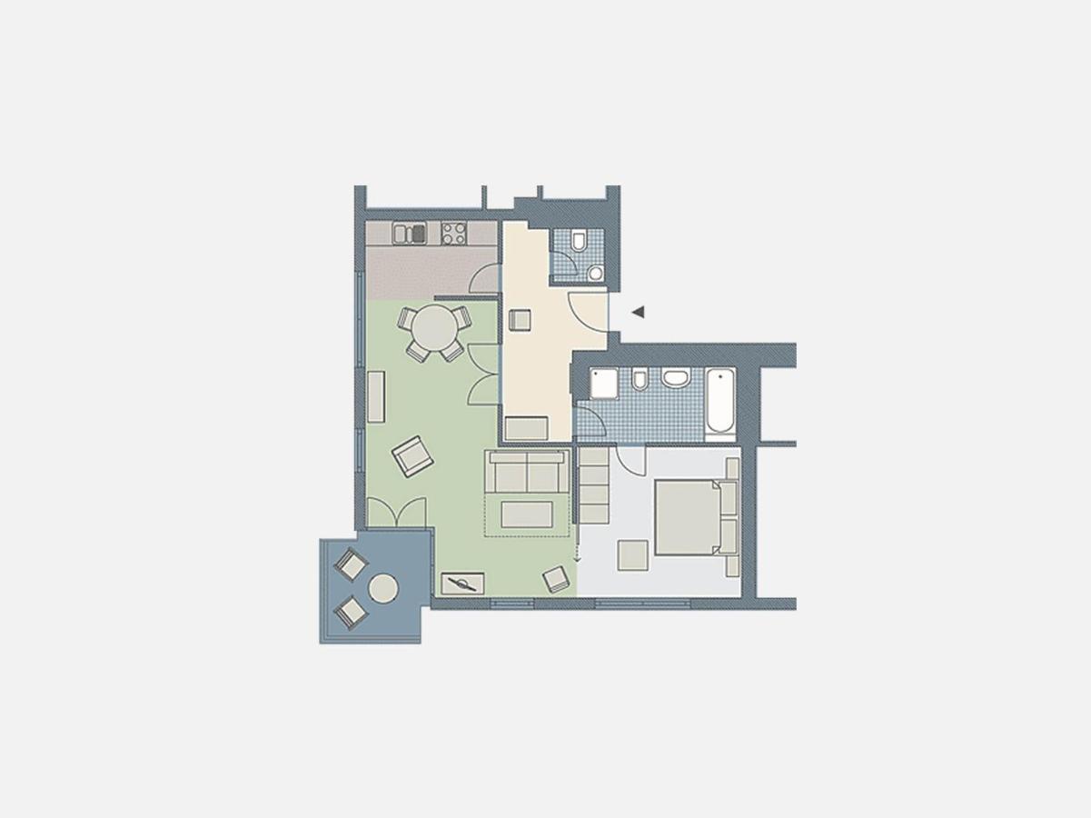 Kaiservillen - Mit 1 Schlafzimmer Und Balkon D232 * Heringsdorf (Usedom)